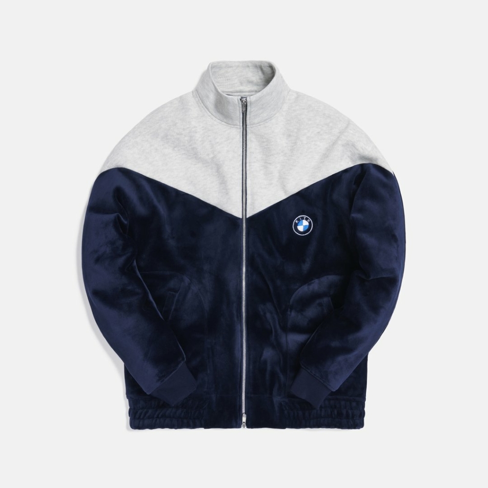 Kith x BMW Velour Track Jacket Navy/Multi